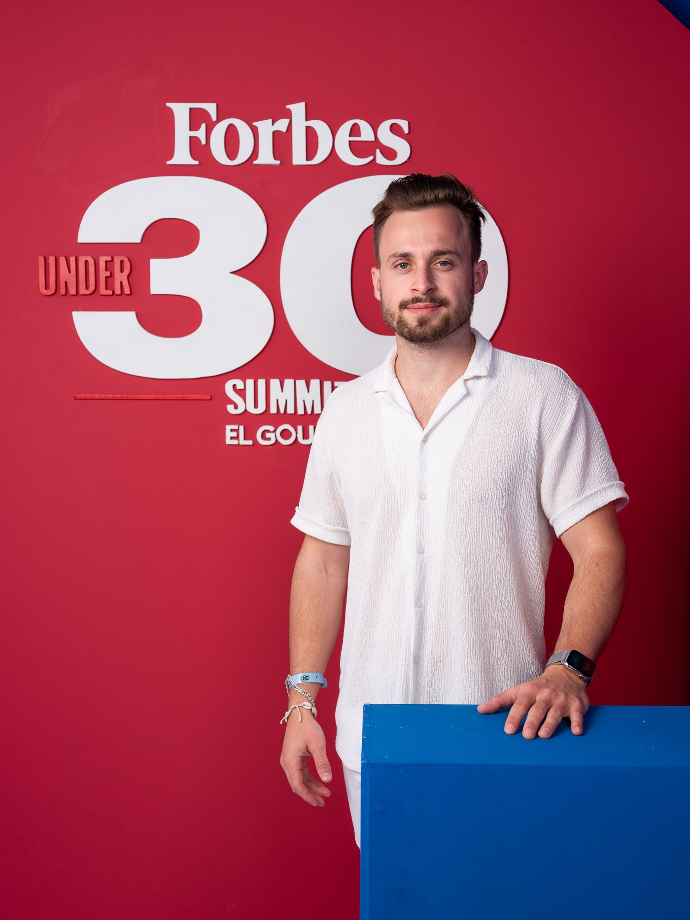 Hannes Demske beim Forbes 30 Under 30 Summit